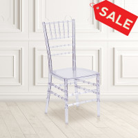 Flash Furniture BH-ICE-CRYSTAL-GG Flash Elegance Crystal Ice Stacking Chiavari Chair 